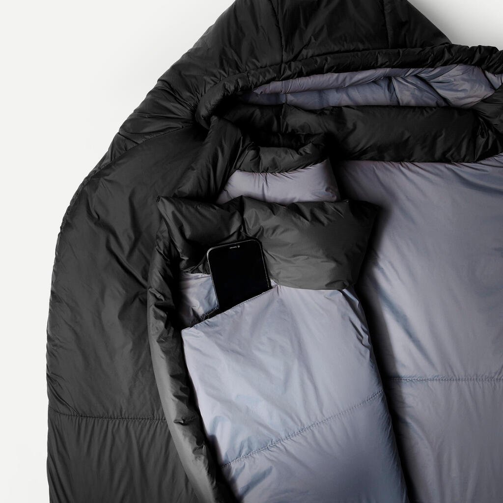 Trekking Sleeping Bag MT500 5°C Synthetic